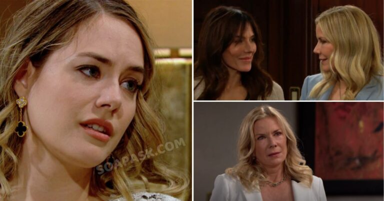 Bold and Beautiful Spoilers for June 29 2023 Hope's cover-up, Taylor, and Brooke's cat fight