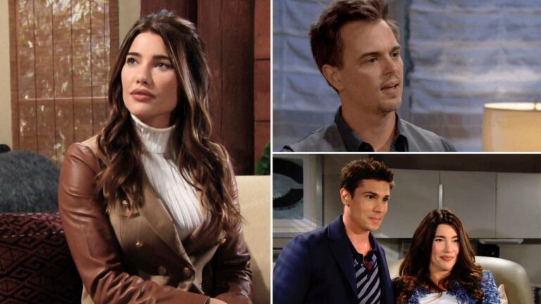 Steffy's warning to Finn and Wyatt's questioning of her reaction