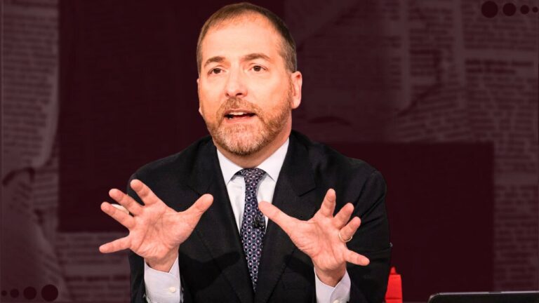 Chuck Todd's exit from 'Meet the Press' as a new chapter begins.