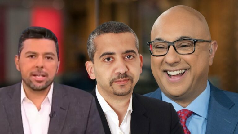 Ayman Mohieddine, Ali Velshi, and Mehdi Hasan were suspended amid the Israeli-Gaza conflict.