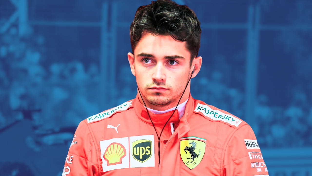 Charles Leclerc crashed out of the Grand Prix.