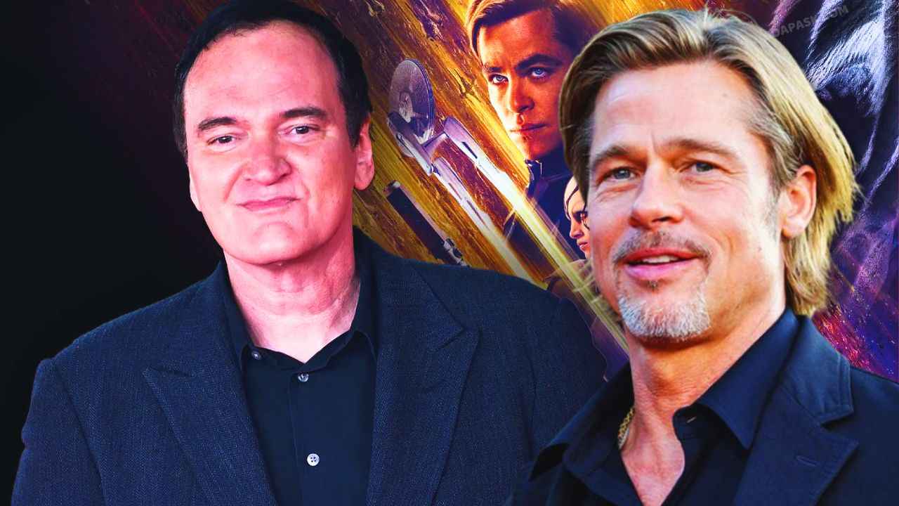 Brad Pitt and Quentin Tarantino